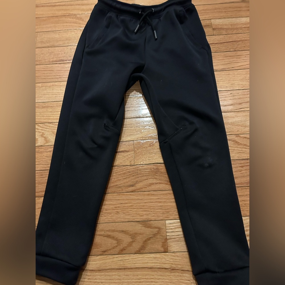 Boys Black Pants Size S (6/7) 100% Recycled Polyester